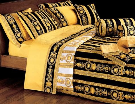 versace queen size comforter set|Versace style bedroom set.